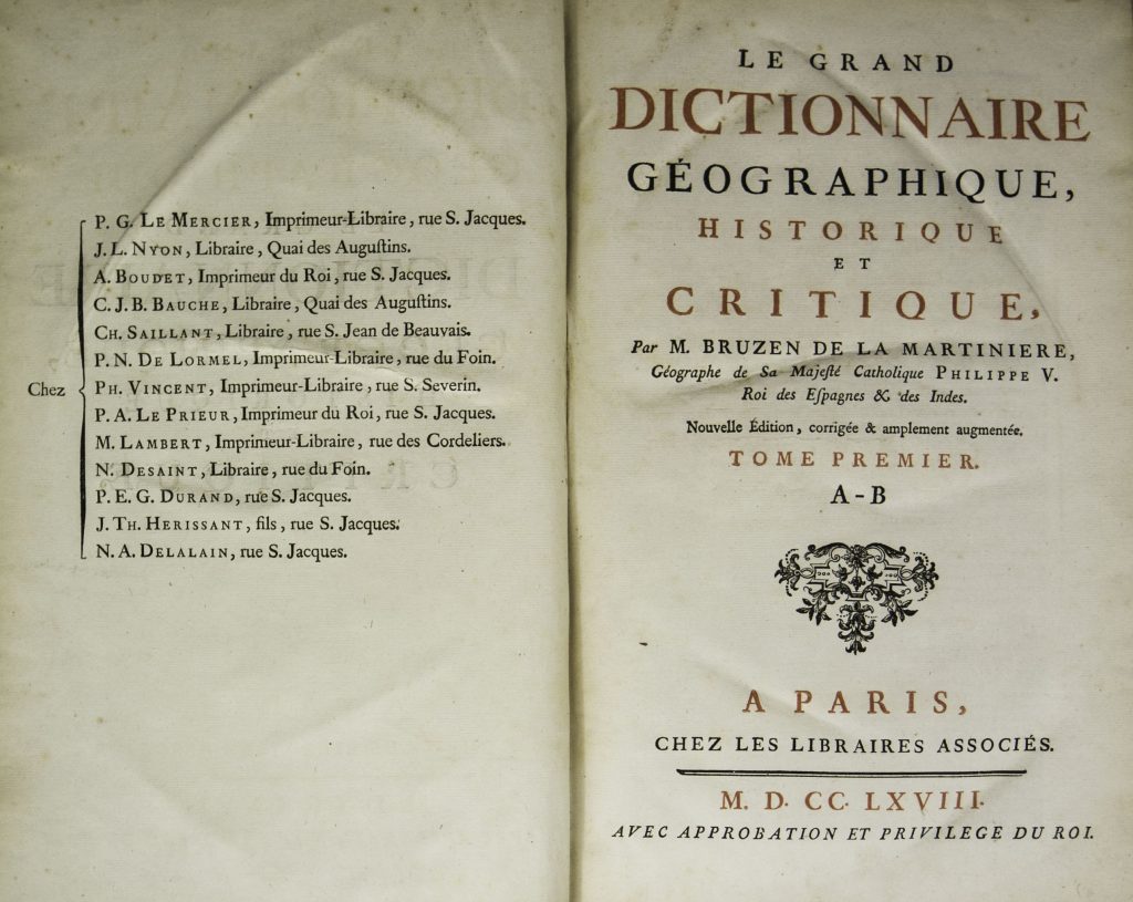 Grand Dictionnaire Géographique, Historique Et Critique - Le Dicopathe