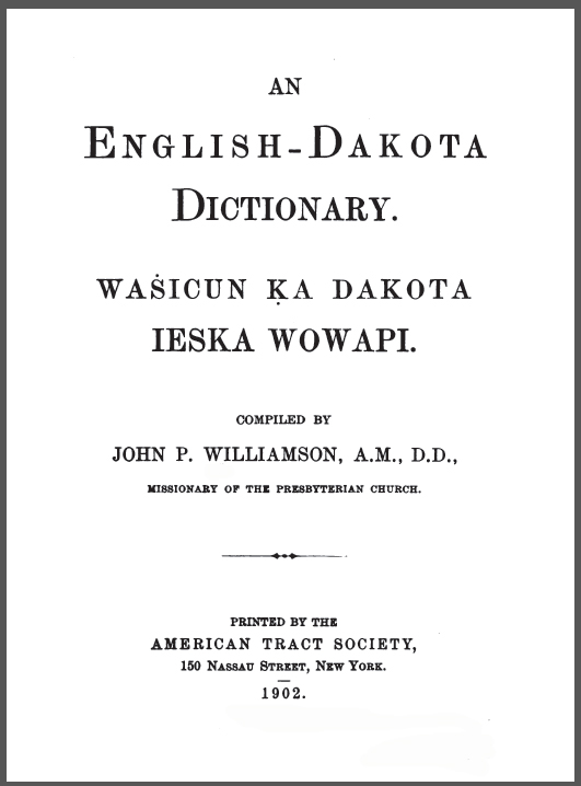 Les Premiers Dictionnaires De Langues Amerindiennes 3e Partie L Amerique Du Nord Xixe Xxe Siecles Le Dicopathe