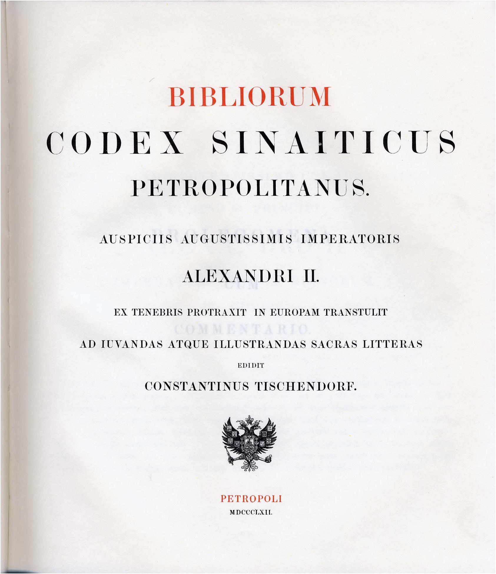 Codex_Sinaiticus_Petropolitanus_(title) - Le Dicopathe